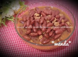 Foto resep Baked Beans a.k.a kacang masak tomat