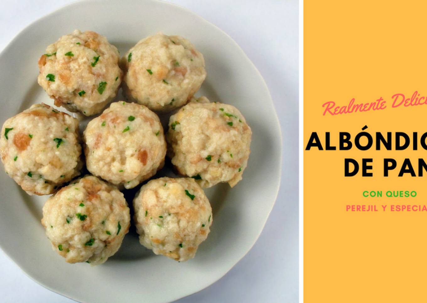 Albóndigas de pan con queso - knödel