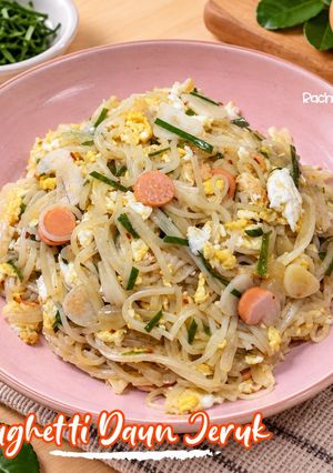 Foto resep Spaghetti Daun Jeruk