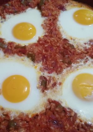 صورة لوصفة شكشوكة بالأرز