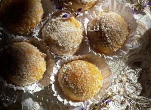 صورة لوصفة حلوى جافة بجوز الهند - Gâteau sec au noix de coco
