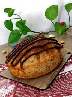 عکسی از دستور کیک دارچینی _کاکائویی (یک تخم مرغی 🥚)