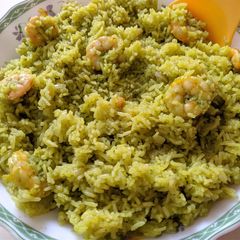A picture of Prawns Pulao.