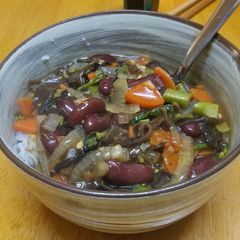 Bean Sauce and Rice A picture of Bean Sauce and Rice.