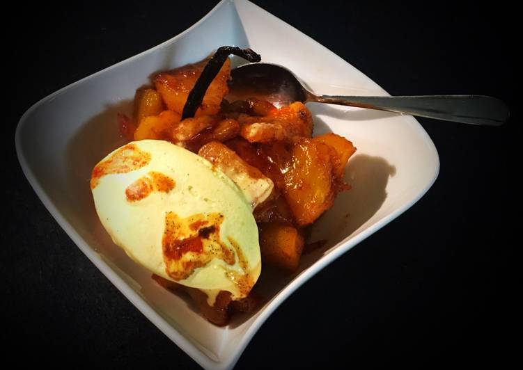 Steps to Prepare Favorite Ananas 🍍 rôti aux épices