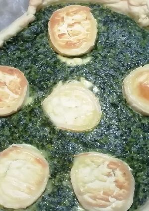 Une photo de Quiche épinard chèvre