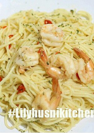 Foto resep Spaghetti aglio olio (spageti ala indo)