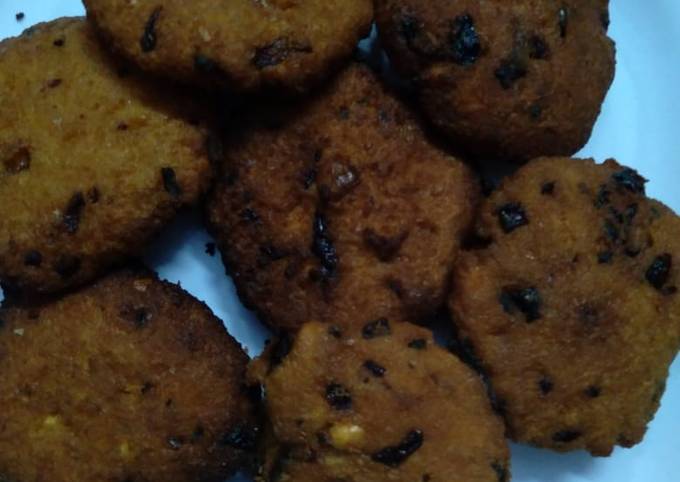 How to Make Mario Batali Ragi dal vada