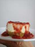Cheesecake de fresa 🍓 sin horno