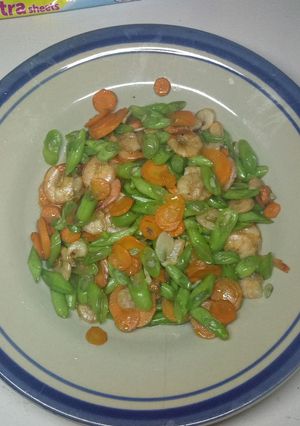 Foto resep Tumis Buncis Wortel Udang