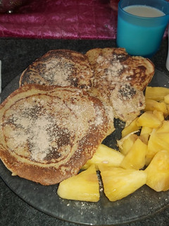 Una foto de Tortitas de piña