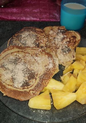 Una foto de Tortitas de piña