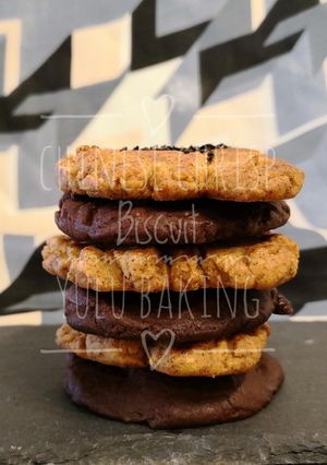 A picture of Chinese sesame cookie.