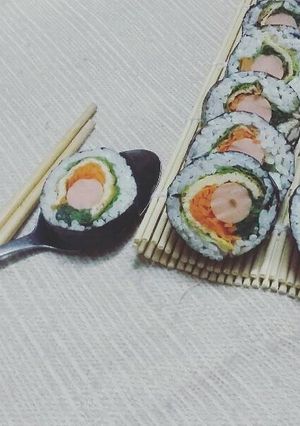 Hình của món Kimbap.