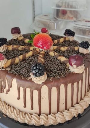 Una foto de Pastel de moka