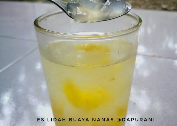 Resep Es Lidah Buaya Nanas yang Sempurna