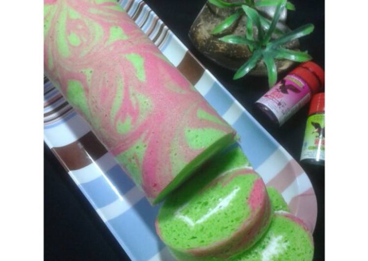 Steamed Roll Cake Putih Telur (Enak, nggak bikin Eneg)