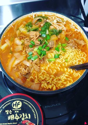 泡菜鍋麵 的食譜成品照片
