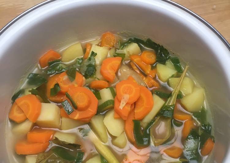 Cara Gampang Membuat Soto Kentang Wortel (clean eating), Enak