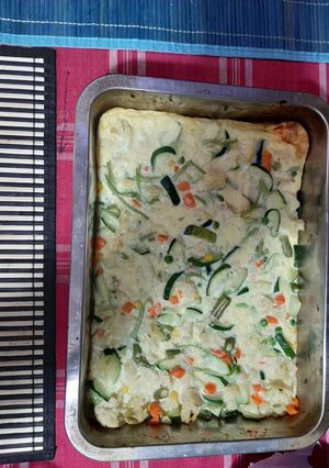Una foto de Budín de Verduras