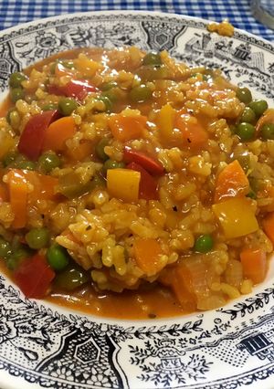 Una foto de Arroz meloso