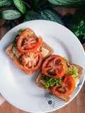 Bruschetta en pan integral