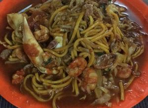 Foto resep Mie aceh kepiting udang pedas