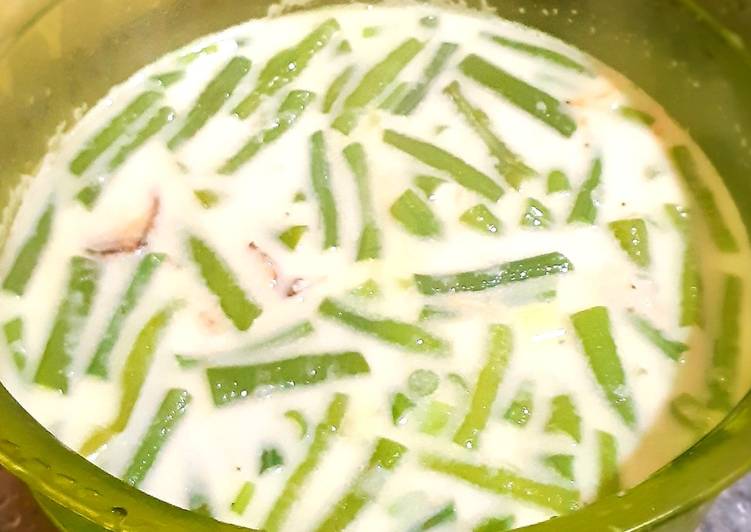 Kacang Panjang Kuah Santan