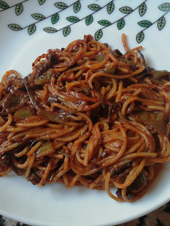 Una foto de Espaguetis con tomate