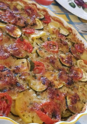 Foto di Tiella riso patate e zucchine