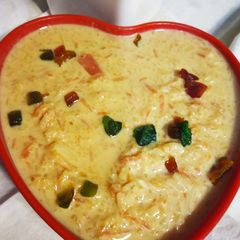 A picture of Carrot Rice Kheer.