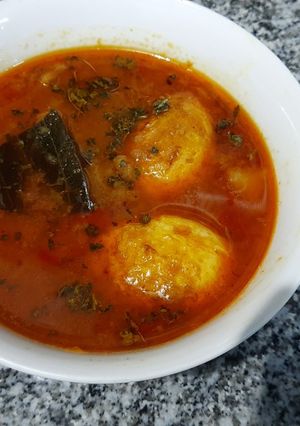 A picture of Egg Masala.
