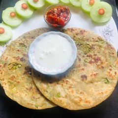 A picture of Broccoli Paratha.
