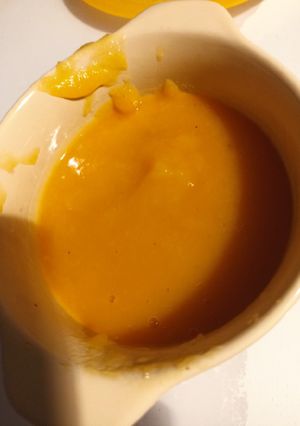 Une photo de Soupe carotte panais oignon patate douce poireau navet pomme de terre