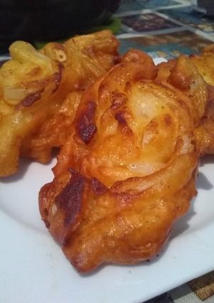 Una foto de Bhaji de cebolla