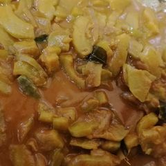 A picture of Bitter Gourd Dry Shrimp Gravy.