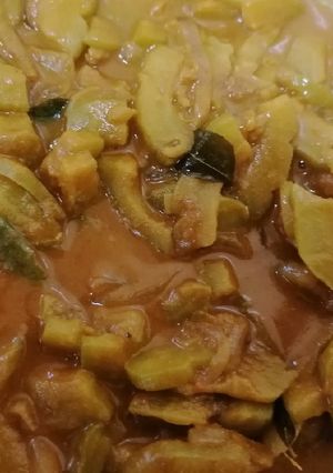 A picture of Bitter Gourd Dry Shrimp Gravy.