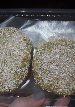 Una foto de Hamburguesas de garbanzos