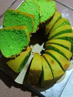 Foto resep Bolu panggang pandan