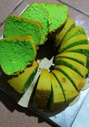 Foto resep Bolu panggang pandan