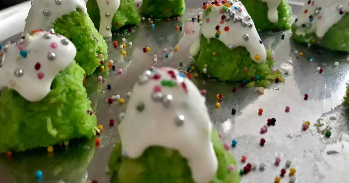 no bake christmas tree cookies