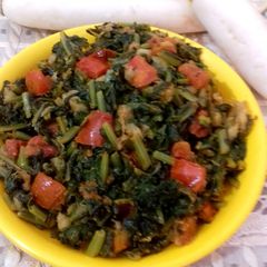 A picture of Radish Leaves Saag.