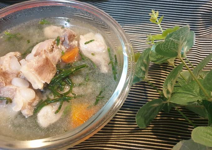 海蘆筍排骨味噌湯食譜與作法by 黃獅虎 Cookpad