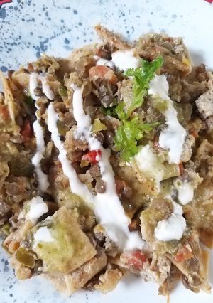 A picture of Mexican-Style Lentil Migas.