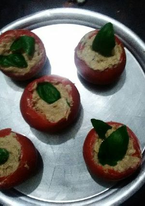 Una foto de Tomates rellenos 🎅