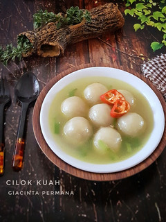 Foto resep Cilok Kuah kaldu ayam