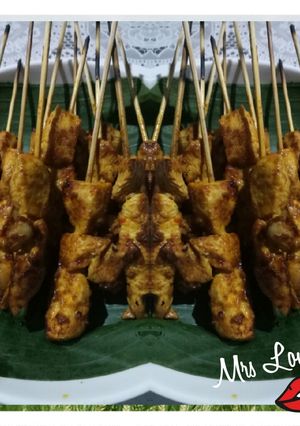 Foto resep Sate Ayam bumbu lengkuas