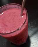 Batido de frutos rojos y jengibre