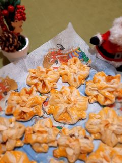 Lekváros, nutellás virágok recept fotója