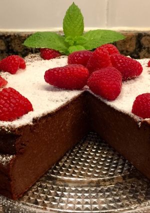 Foto principal de Tarta de ricota, cacao y leche condensada, muy sencilla